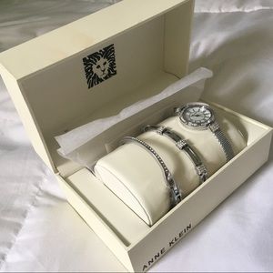 NQOT Anne Klein Watch & Bracelet Set